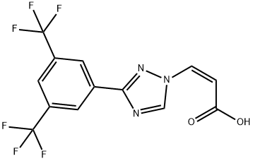 (Z)-3-(3-(3,5-bis(trifluoroMmethyl)फिनाइल)-1H-1,2,4-triazol-1-yl)एक्रिलिक एसिड