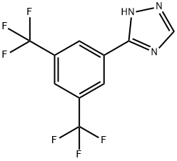 3-(3,5-बीआईएस(ट्राइफ्लोरोमिथाइल)फिनाइल)-1H-1,2,4-ट्राईज़ोल