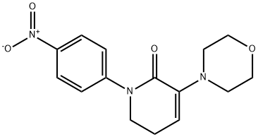 3-मॉर्फोलिनो-1-(4-नाइट्रोफेनिल)-5,6-डायहाइड्रोपाइरीडिन-2(1H)-एक