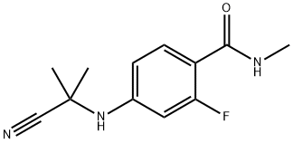 4-(2-साइनोप्रोपेन-2-यलामिनो)-2-फ्लोरो-एन-मिथाइलबेंजामाइड