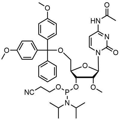DMT-2′O-मिथाइल-आरसी(एसी) फॉस्फोरामिडाइट