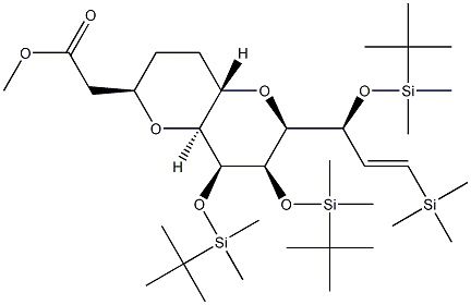 मिथाइल 2-((2R,4aS,6S,7R,8S,8aS)-7,8- bis((tert-butyldimethylsilyl)ऑक्सी)-6-((S,E)-1- ((tert-butyldimethylsilyl)ऑक्सी )-3- (ट्राइमेथिलसिलिल)एलिल)ऑक्टाहाइड्रोपाइरानो [3,2-बी]पाइरान-2-वाईएल)एसीटेट