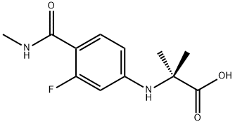 एन-[3-फ्लोरो-4-[(मिथाइलैमिनो)कार्बोनिल]फिनाइल]-2-मिथाइलैलैनिन