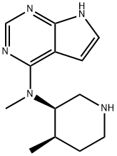 एन-मिथाइल-एन-((3आर,4आर)-4-मिथाइलपाइपरिडिन-3-वाईएल)-7एच-पाइरोलो[2,3-डी]पाइरीमिडिन-4-एमाइन